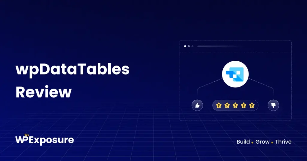 wpDataTables WordPress plugin review