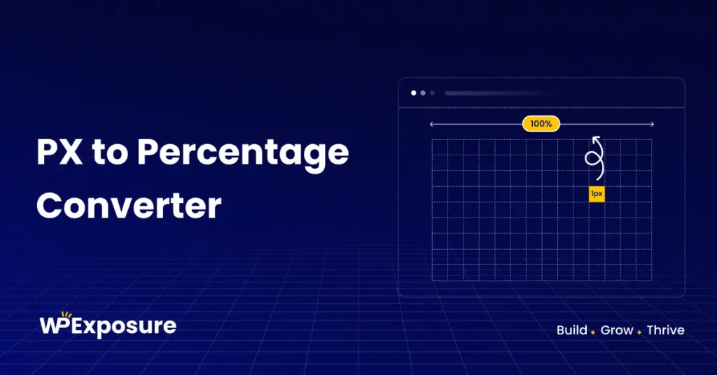 Online PX to Percentage calculator to convert pixel values to percentage units
