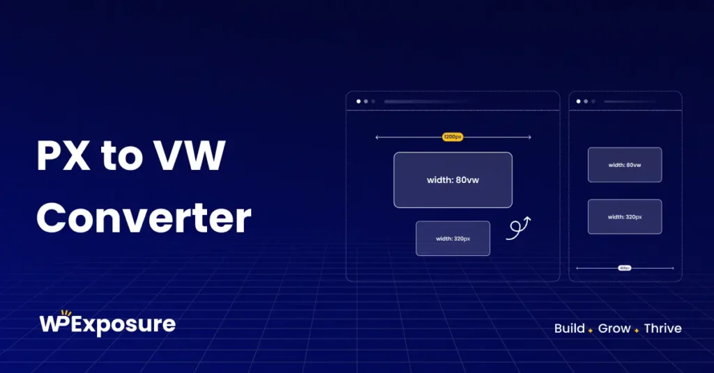 Online PX to VW calculator to convert pixel values to viewport width units