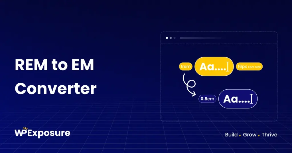 Online REM to EM calculator to convert rem values to em units